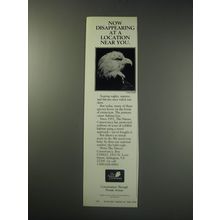 1991 The Nature Conservancy Ad - Now disappearing at a location near you