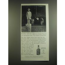 1984 Jack Daniel's Whiskey Ad - People always ask how far Jack Daniel's cave