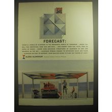 1959 Alcoa Aluminum Ad - modular aluminum shelter designed by Eliot Noyes