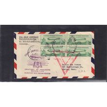 Graf Zeppelin C18 Blk/4 Dispatched From Friedrichshafen CV42941