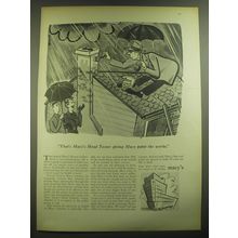 1946 Macy's Department Store Ad - That's Macy's Head Tester
