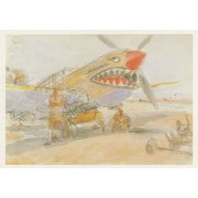 Anthony Grose The Battle Of Egypt Military Plane Painting Postcard