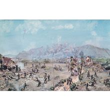 Diorama Battle Of Bassino 1944 Royal Fusiliers Museum London Postcard