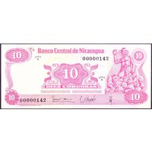 1979 Nicaragua Banknote 10 Cordobas