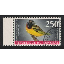 Senegal Village weaver Bird 1968 Canc SG#379 Sc#C55