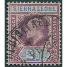 Sierra Leone 1903 2½d dull purple & ultramarine SG77 used
