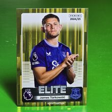 Panini Premier League 2025 Parallel Sticker Elite Gold James Tarkowski ,#249