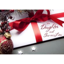 For Daughter & Son-in-Law - CHRISTMAS GREETING CARD - 20960