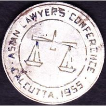 1955 India Medallion Asian Lawyers Conference Calcutta