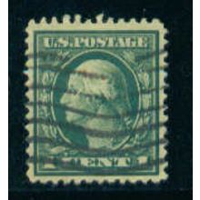 Used 405 1c George Washington Fine Plus A08392