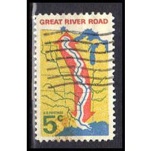 Used 1319 5c Great River Road Very Fine KA5406
