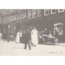 Jodenbreestraat in 1902 Holland Reproduction But Old View Postcard