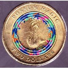 2017 Australia 2 Dollars coin Possum Magic Invisible