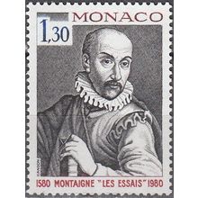 Monaco 1980 Michel 1424 Neuf ** Cote (2008) 1.10 € Les essais de Montaigne