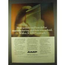 1979 AMP Action Pin Contact Ad - Problem Solved