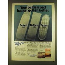 1980 New Freedom Pads Ad - Just Gotten Better