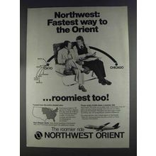 1980 Northwest Orient Airlines Ad - Fastest Way