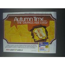 1981 Kraft Light n' Lively Singles Ad - Autumn Time