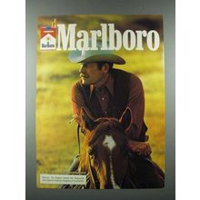 1981 Marlboro Cigarette Ad - Marlboro Man, Cowboy