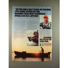 1981 Mariner Outboard Motor Ad - Years of Crabbin