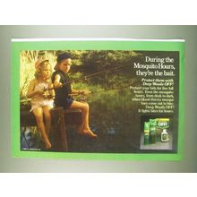 1985 Deep Woods Off! Ad - During the Mosquito Hours, they're the bait