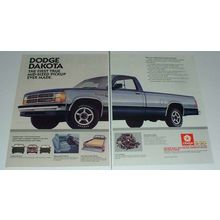 1987 Dodge Dakota Truck Ad - First Mid-Sized Ever Made