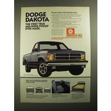 1987 Dodge Dakota Truck Ad - Mid-Sized Pickup Ever Made