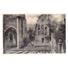 NAVE, VALLE CRUCIS ABBEY, LLANGOLLEN, WALES unused postcard by Valentine =