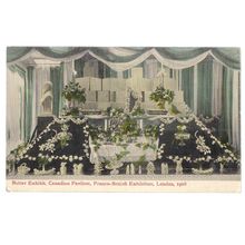 FRANCO-BRITISH EXHIBITION, LONDON. 1908 OFFICIAL unused antique postcard. (b) =