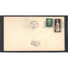 Cover 1273 5c Elizabeth C. Copley 1278 1c Thomas Jefferson (No Cachet-Label/A) C