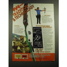 1985 Precision Shooting Equipment Archery Ad - Pete Shepley, Terry Ragsdale