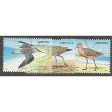 AUS 2021 (SET)'MIGRATORY COASTAL BIRDS' (3v) FINE USED EBID76-069)