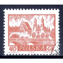 POLAND 1960, Historic Towns - Poznan 40 G, CTO