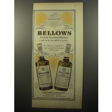 1950 Bellows Partner's Choice and Club Special Whiskey Advertisement