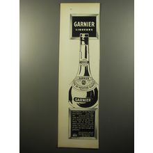 1950 Garnier Liqueurs Advertisement