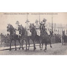 Avenement Du Albert 1909 Le Roi Place Royale King Postcard