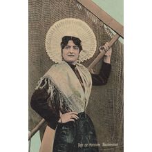Type De Motelote Antique French Boulonnaise Glamour Postcard