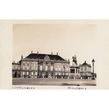 Copenhagen Amalieberg Old Real Photo Postcard