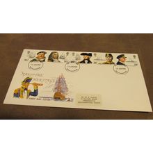 Mercury 1982 GB FDC Cover - Maritime Heritage / Royal Navy Ships