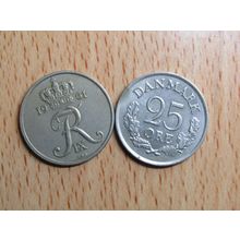 Denmark 1961 25 Ore Coin