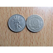 Denmark 1965 10 Ore Coin