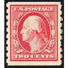 393, Mint VF NH 2¢ - Coil - Well Centered Stamp - Stuart Katz