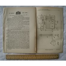 1890 Patent No. 16,703 flushing cisterns, George Caswell, George Clark, Leyton