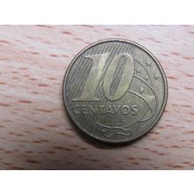 Brazil Brasil 2013 10 Centavos Coin