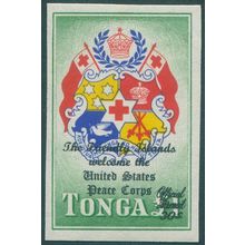 Tonga 1967 30s on £1 US Peace Corps imperf Official SGO26 unused