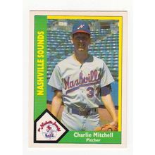 1990 CMC Nashville Sounds Charlie Mitchell baseball card #6