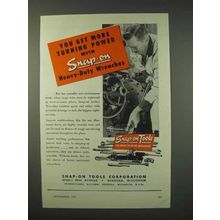 1947 Snap-On Heavy-Duty Wrenches Ad - Turning Power