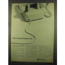 1965 Bell Telephone Ad - Your Amazing Telephone Line