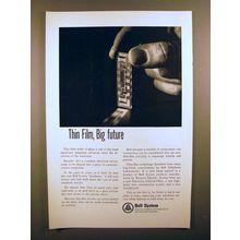 1965 Bell Telephone Circuit Ad - Thin Film Big Future