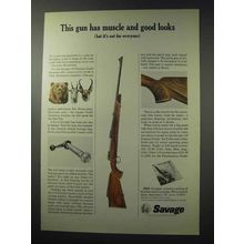 1965 Savage 110 Premier Grade Big Game Rifle Ad